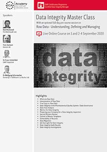 Live Online Training - Raw Data - Understanding, Defining and Managing Im Auftrag der ECA Academy