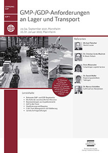 GMP/GDP-Anforderungen an Lager und Transport (GDP 1) - GDP Navigator