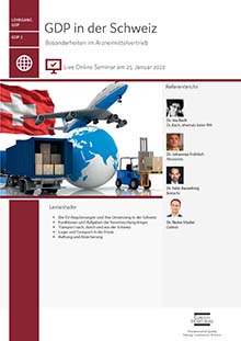 GDP in der Schweiz (GDP 3) - Live Online Seminar