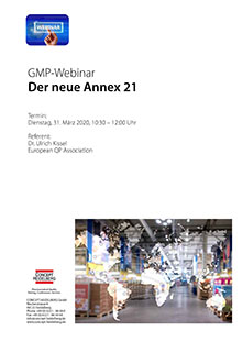Webinar: Der neue Annex 21