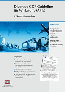 Die neue GDP Guideline für Wirkstoffe (APIs)